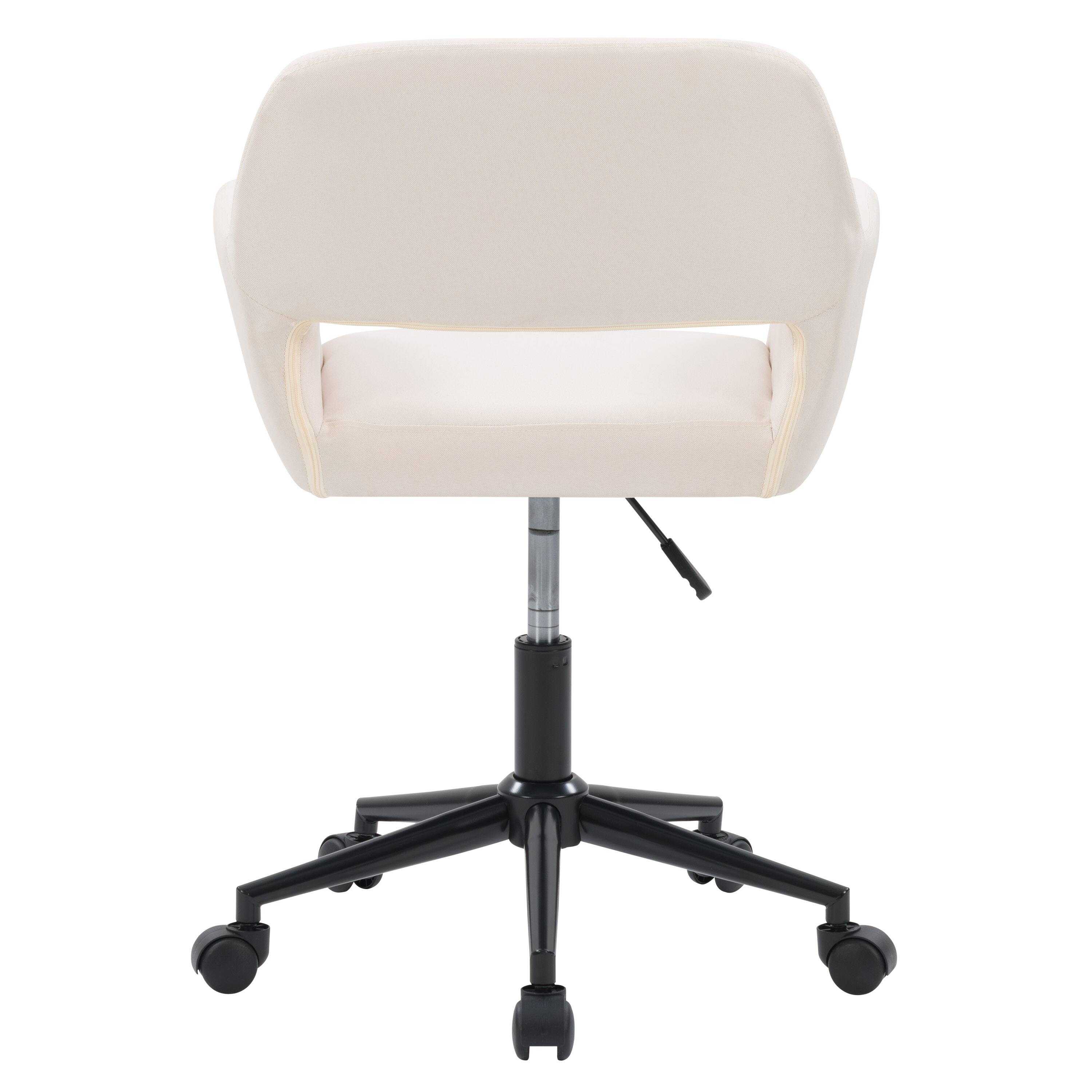 Alt View 13. CorLiving - Marlowe Upholstered Task Chair - Off White.