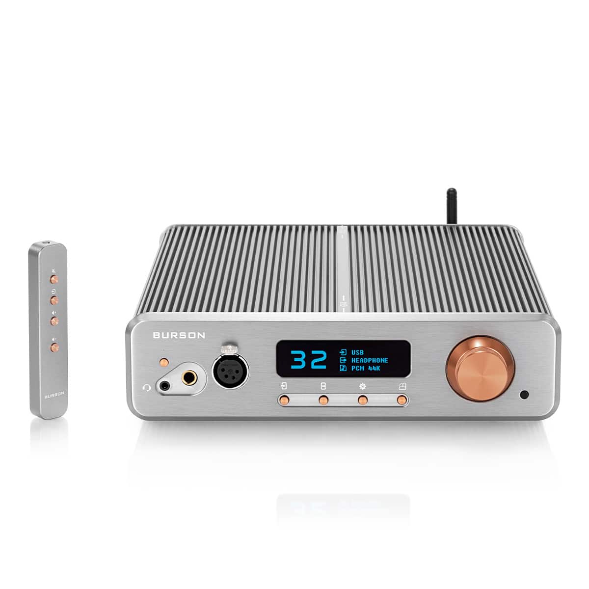 Burson Audio - Conductor GT4 Balanced USB DAC & Headphone Amplifier (Deluxe) - Silver