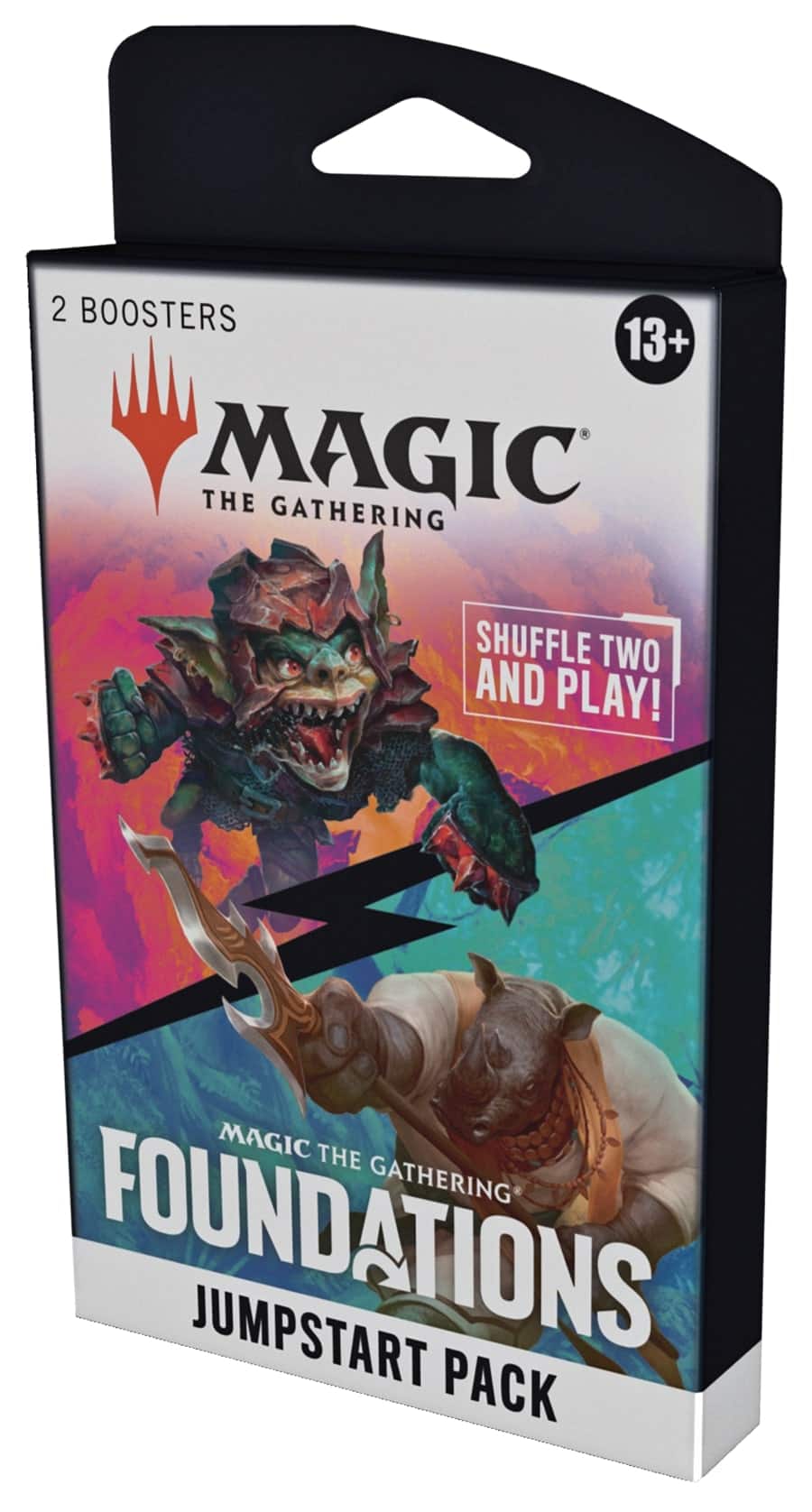 2 Boosters, 13+ Magic The Gathering Shuffle Two And Play! Magic The Gathering Foundations Jumpstart Pack