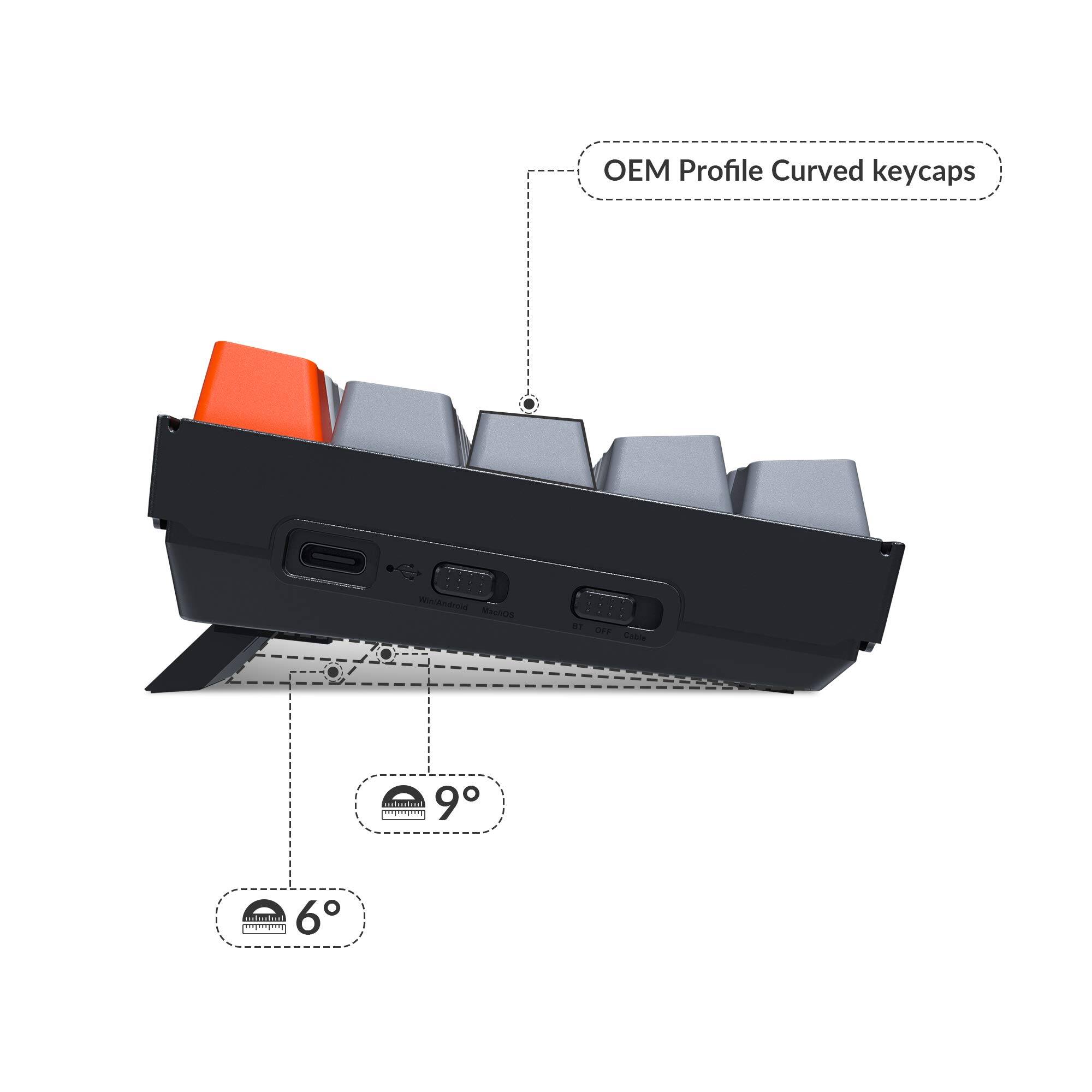 OEM Profile Curved keycaps

9°

6°
