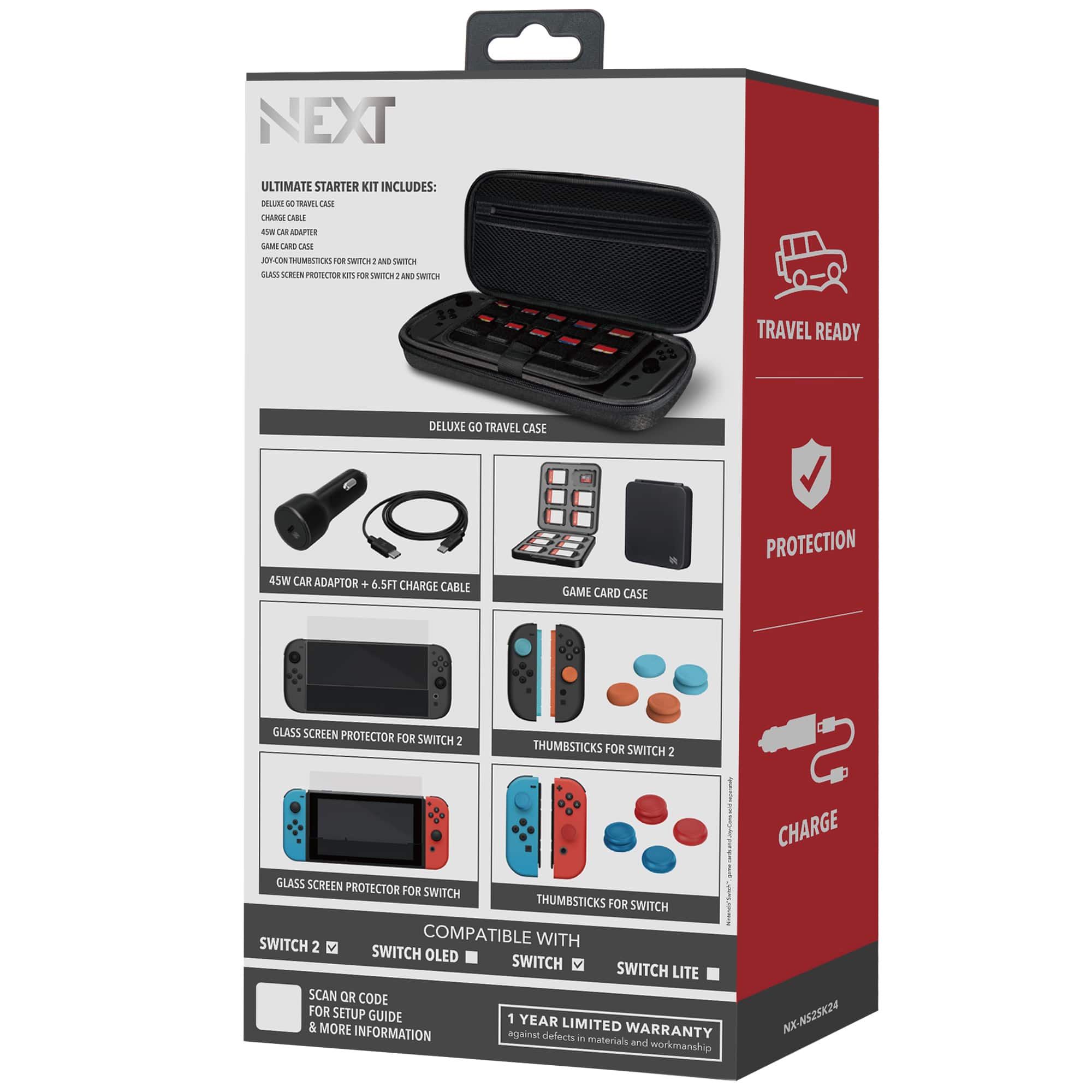 Nintendo switch グレー　おまけ付き ケース(黒) Nintendo Switch 【中古】任天堂 グレー ACアダプターなし 元箱