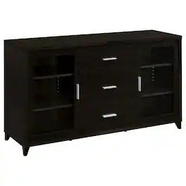 Coaster Co. of America - Lewes 2-door Engineered Wood 60" TV Stand Cappuccino - Brown