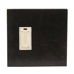 Angle. BreeBe - Black Sparkle Happy Halloween House Lighted Box Sign - Black.