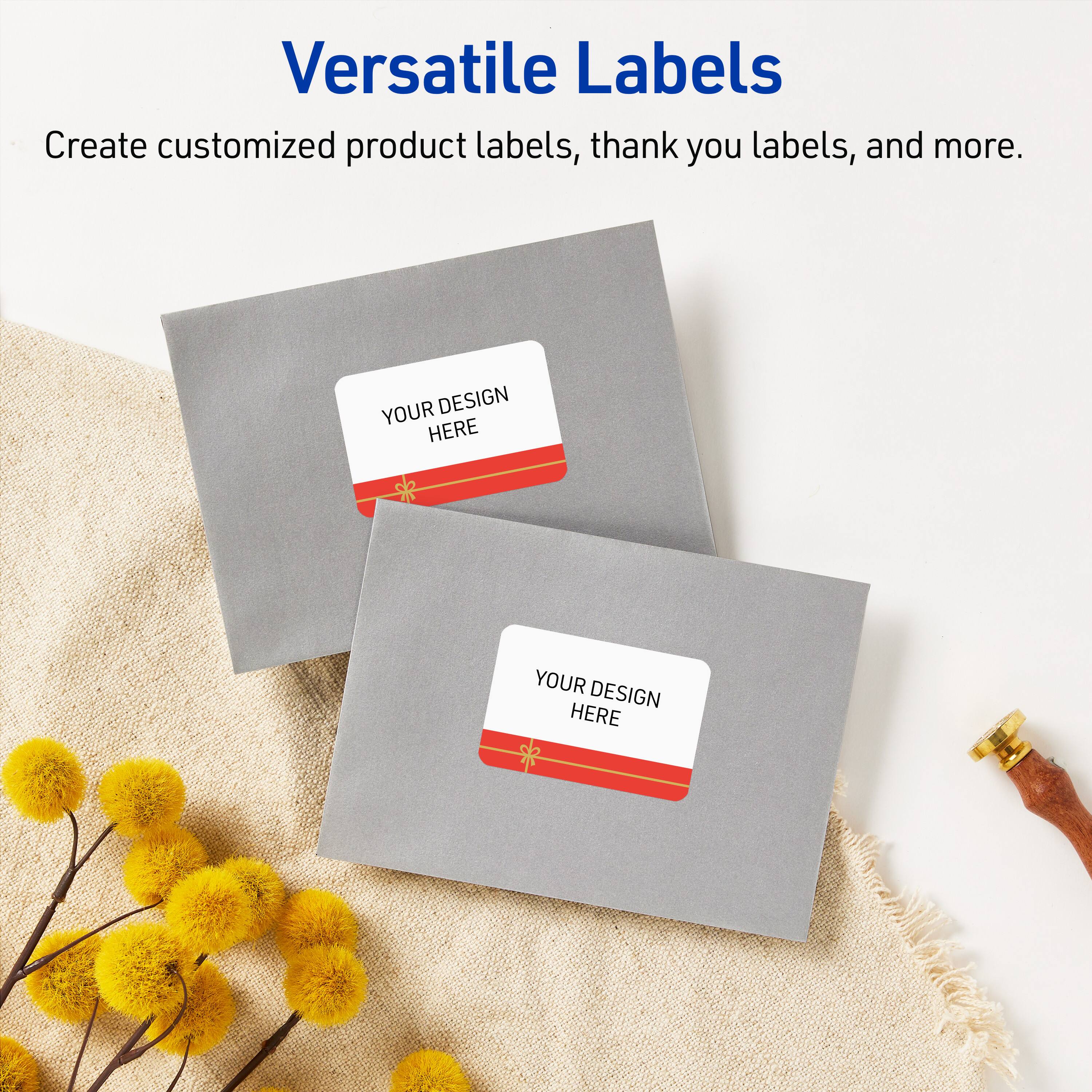 Versatile Labels

Create customized product labels, thank you labels, and more.

YOUR DESIGN HERE