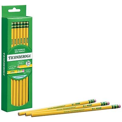 THE WORLD'S BEST PENCIL  
TICONDEROGA  
24  
TICONDEROGA H  
TICONDEROGA  
TICONDEROGA  
TICONDEROGA  
DIXON  
TICONDEROGA  
DIXON