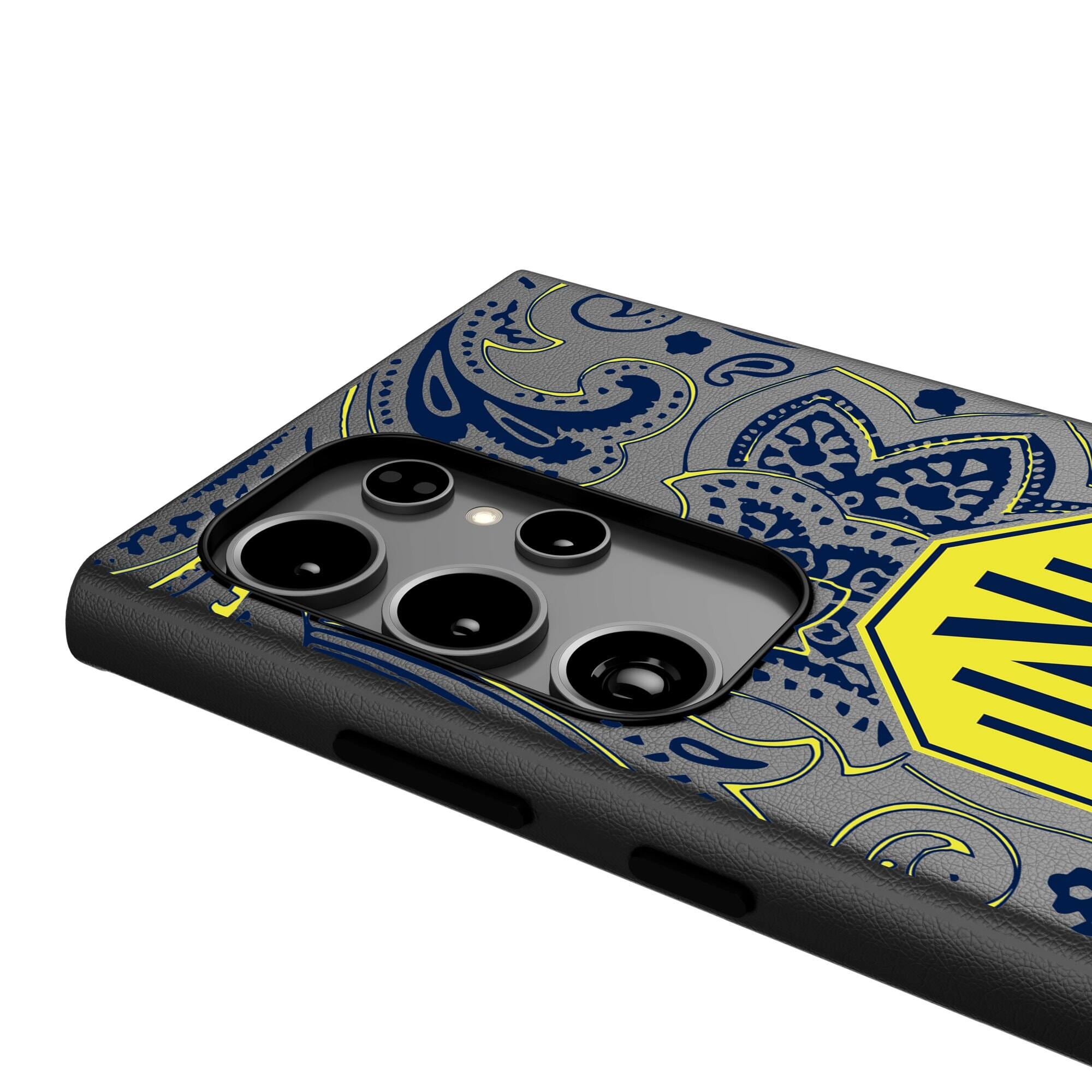 Alt View 3. Keyscaper - Black Nashville SC Galaxy Magnetic Bump Case - S24 Ultra - Black.