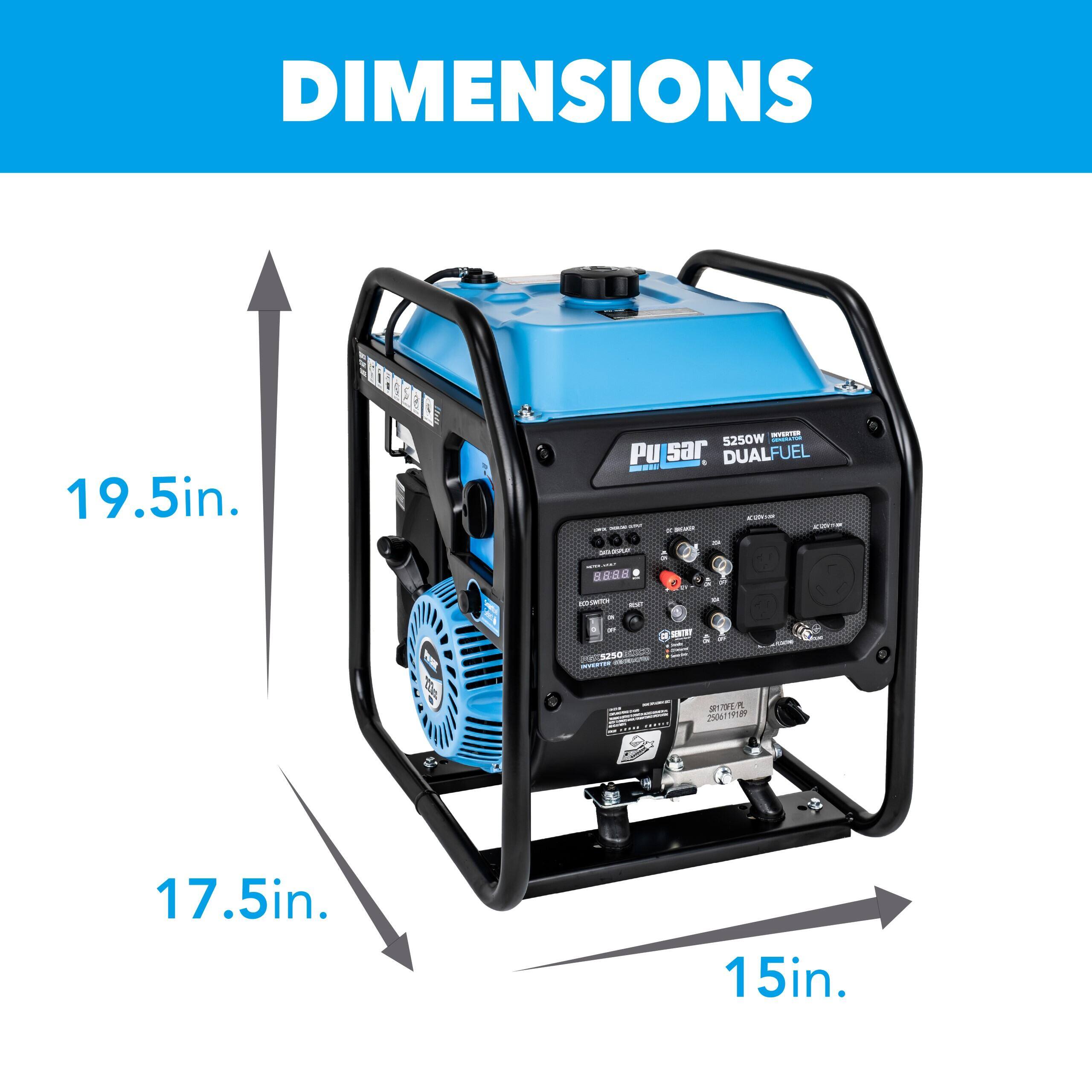 DIMENSIONS  
19.5in.  
17.5in.  
15in.