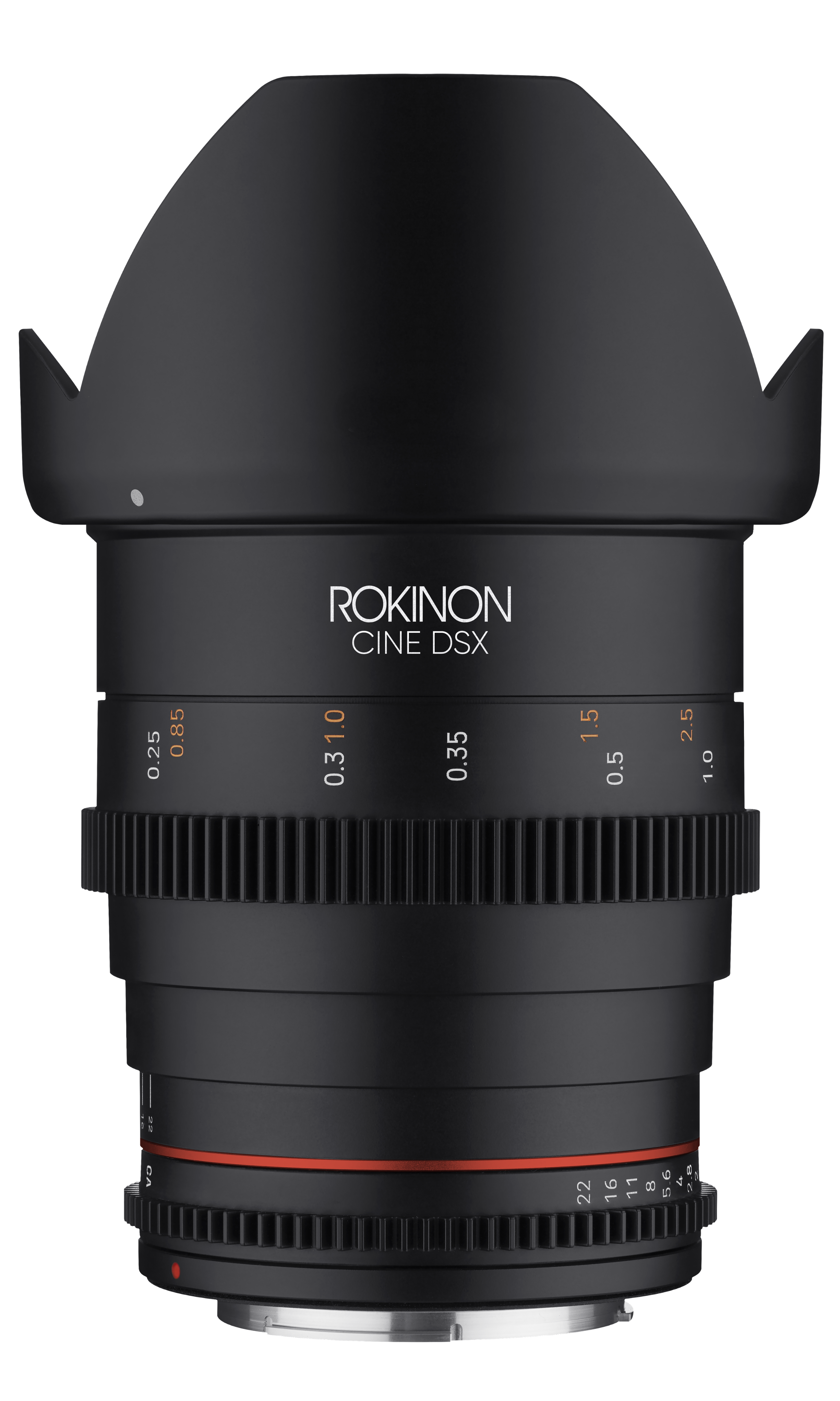 Rokinon - CINE DSX 24mm T1.5 Cinema Lens for Canon EF - Black - Front_Zoom