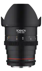Rokinon - CINE DSX 24mm T1.5 Cinema Lens for Canon RF - Black - Front_Zoom
