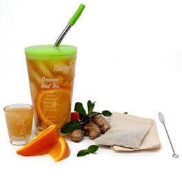 Norpro - Tea-Rific Iced Tea Set Glass Gift Set, 5 Piece - Clear