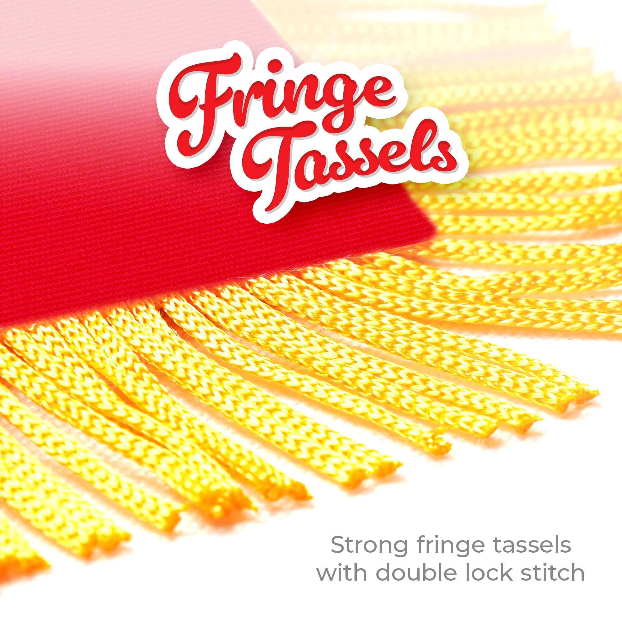 Fringe Tassels

Strong fringe tassels with double lock stitch