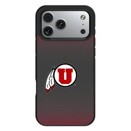 Keyscaper - NCAA - Utah Utes Bump Case with 8.2ft Drop Protection - 16 Plus - Black