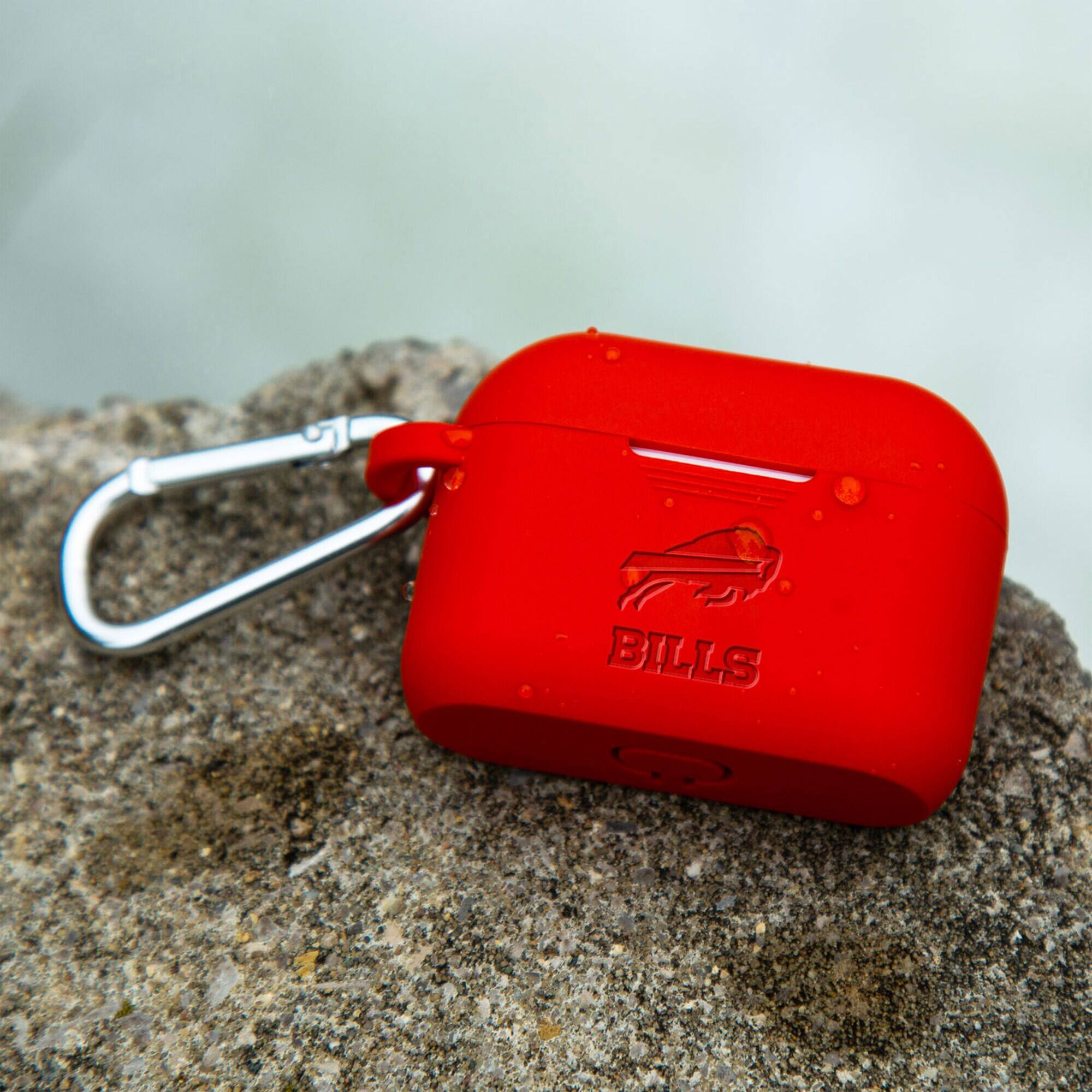 Alt View 1. Artinian - Buffalo Bills Debossed Silicone Airpods Pro Case Cover - No Size - Multicolor.