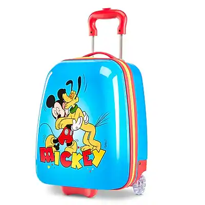 Front. American Tourister - American Tourister Hardside Mickey Mouse Suitcase Spinner, Multicolor (146632-4450) - Multicolor.
