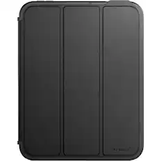 Front. SaharaCase - Raider Series Heavy Duty Folio Case for Apple iPad mini (A17 Pro) and iPad mini (6th Gen) - Scorpion Black.
