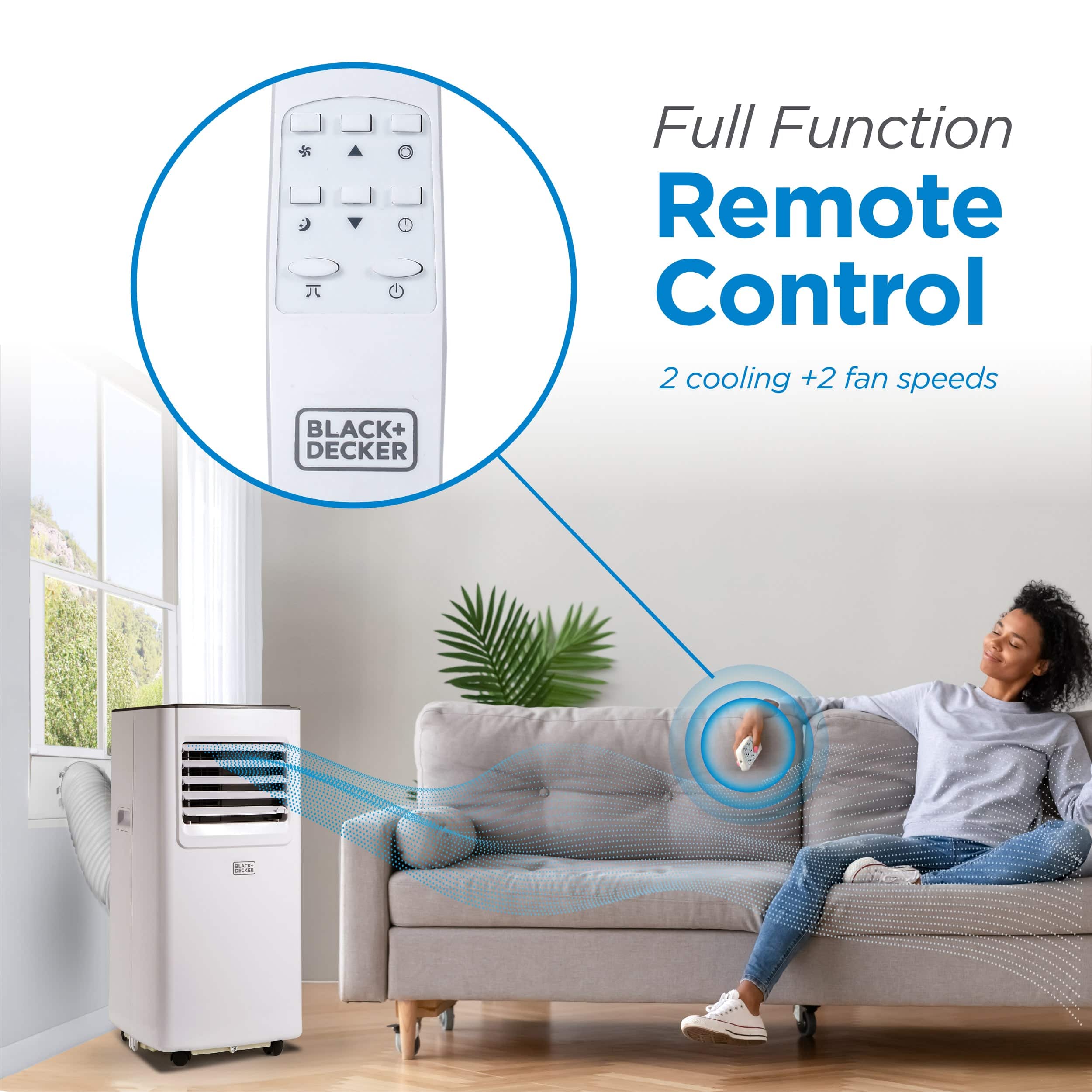 Black+Decker 8,000 BTU Smart Portable Air Conditioner with WiFi