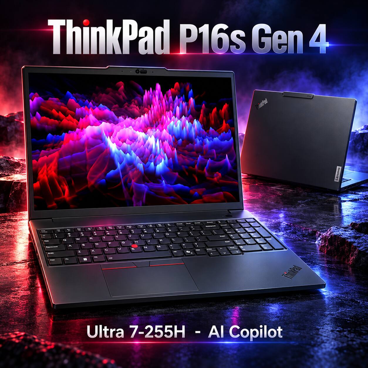 ThinkPad P16s Gen 4  
Lenovo  
Ultra 7-255H - AI Copilot