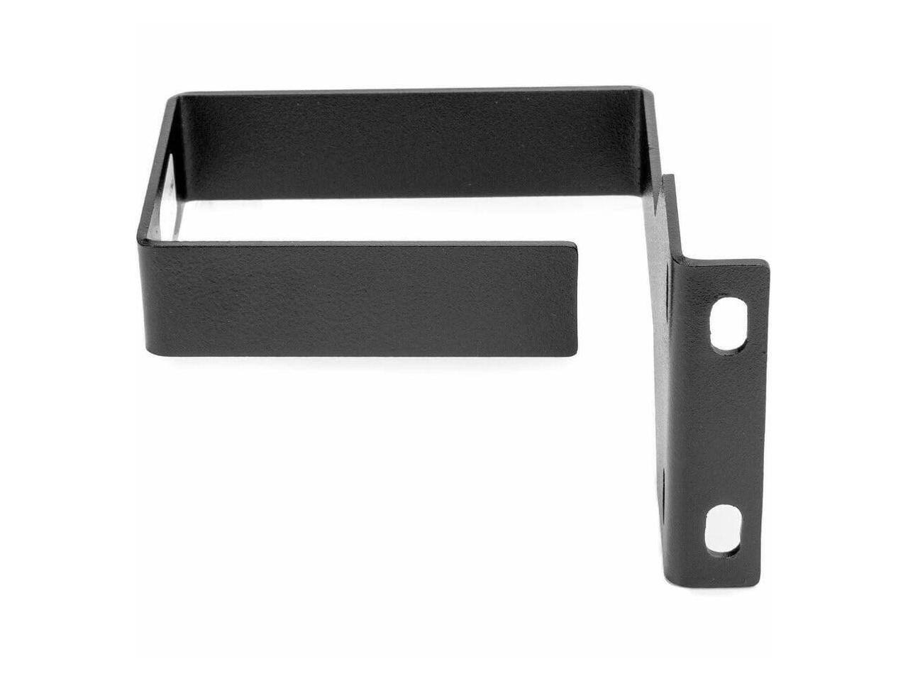 Alt View 9. Rocstor - Rocstor Vertical Cable Management Hook - D-ring - Black - 1 - 1.5U Rack Height - Steel - Black.