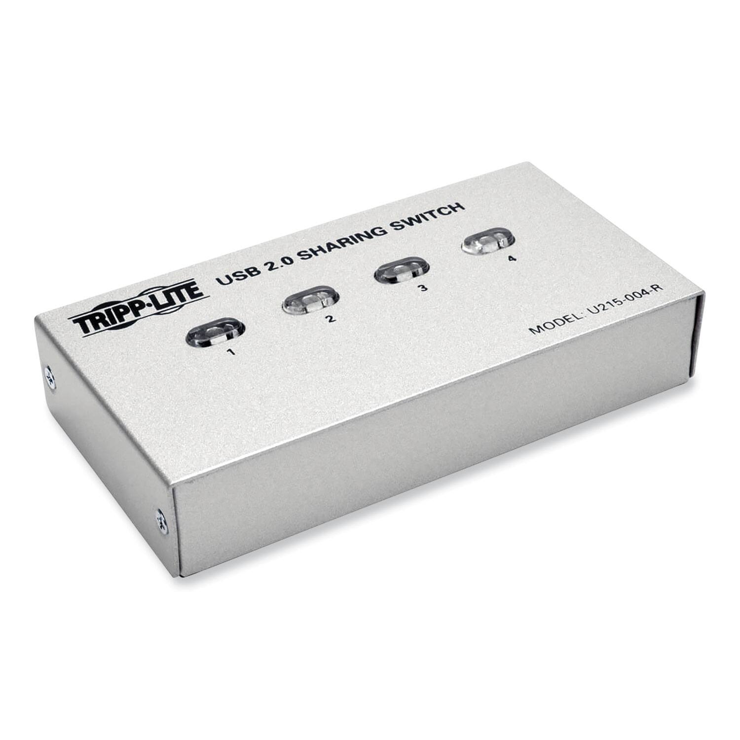 TRIPP-LITE  
USB 2.0 SHARING SWITCH  
MODEL: U215-004-R