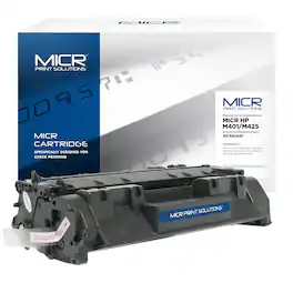 MicroMICR - MICR Print Solutions Compatible Standard Yield Toner Cartridge Replacement for HP 80A - Black