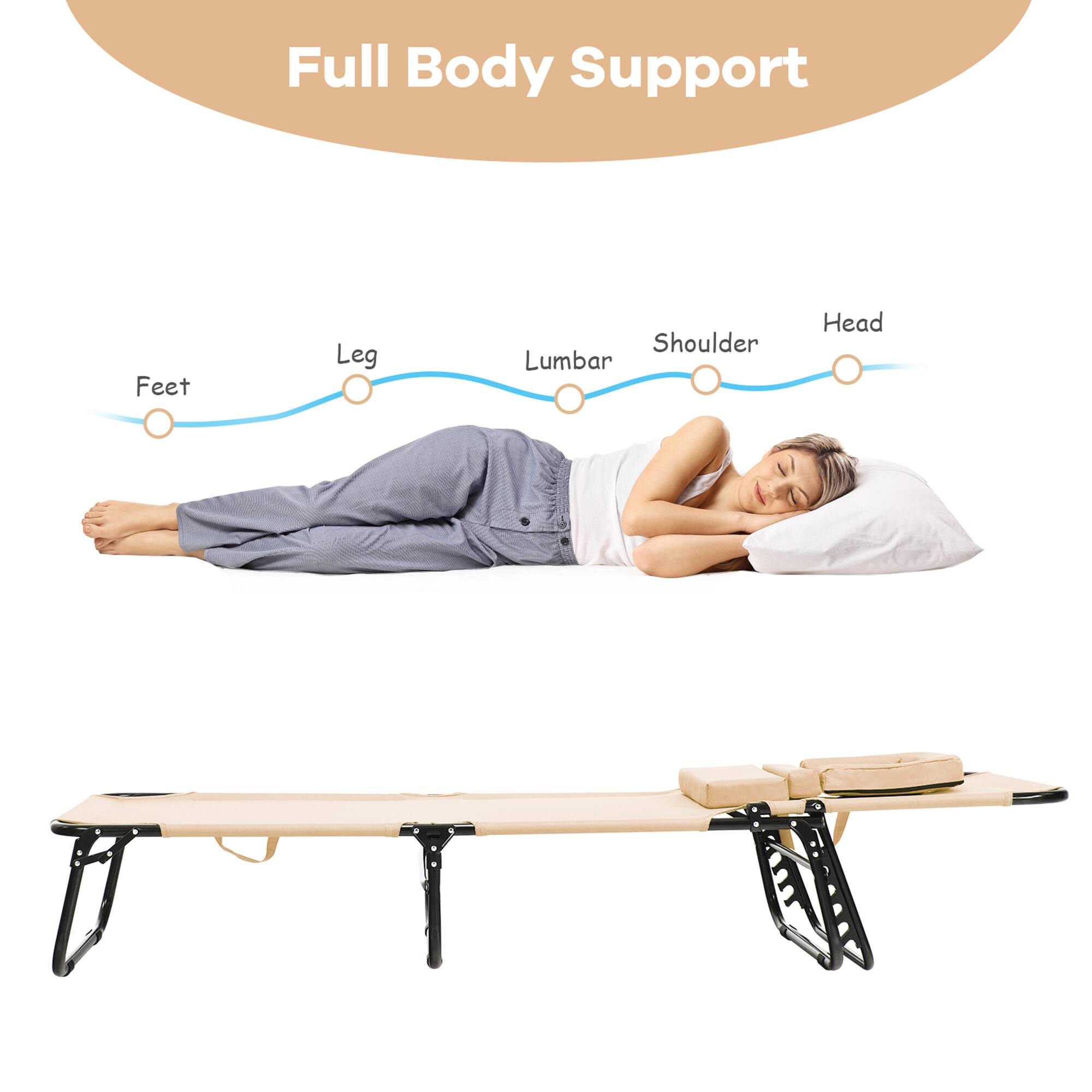 Full Body Support

Feet  
Leg  
Lumbar  
Shoulder  
Head