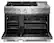 Alt View 15. KitchenAid - 48 in. Wide 6 burner 6 Burner Commercial-Dual Fuel Range with Griddle - Stainless Steel.