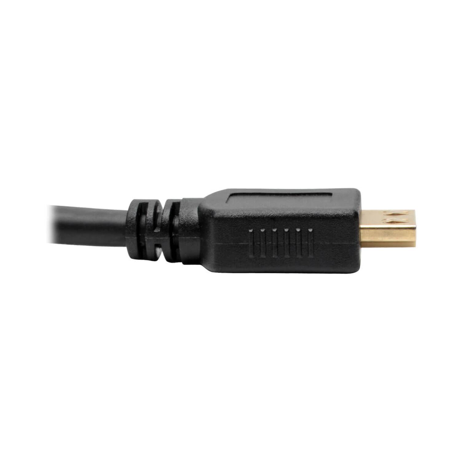 Alt View 6. Tripp Lite - Tripp Lite P131-06N 6 in. HDMI to VGA with Audio Converter Cable - Black - Black.