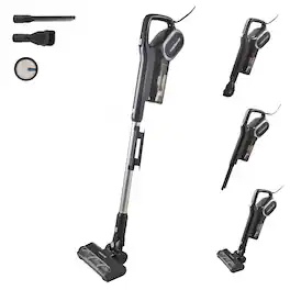 Farberware - Classic Stick Vacuum Cleaner, Powerful Suction and Lighted Motor Brush for Carpet and Hard Floors - Black