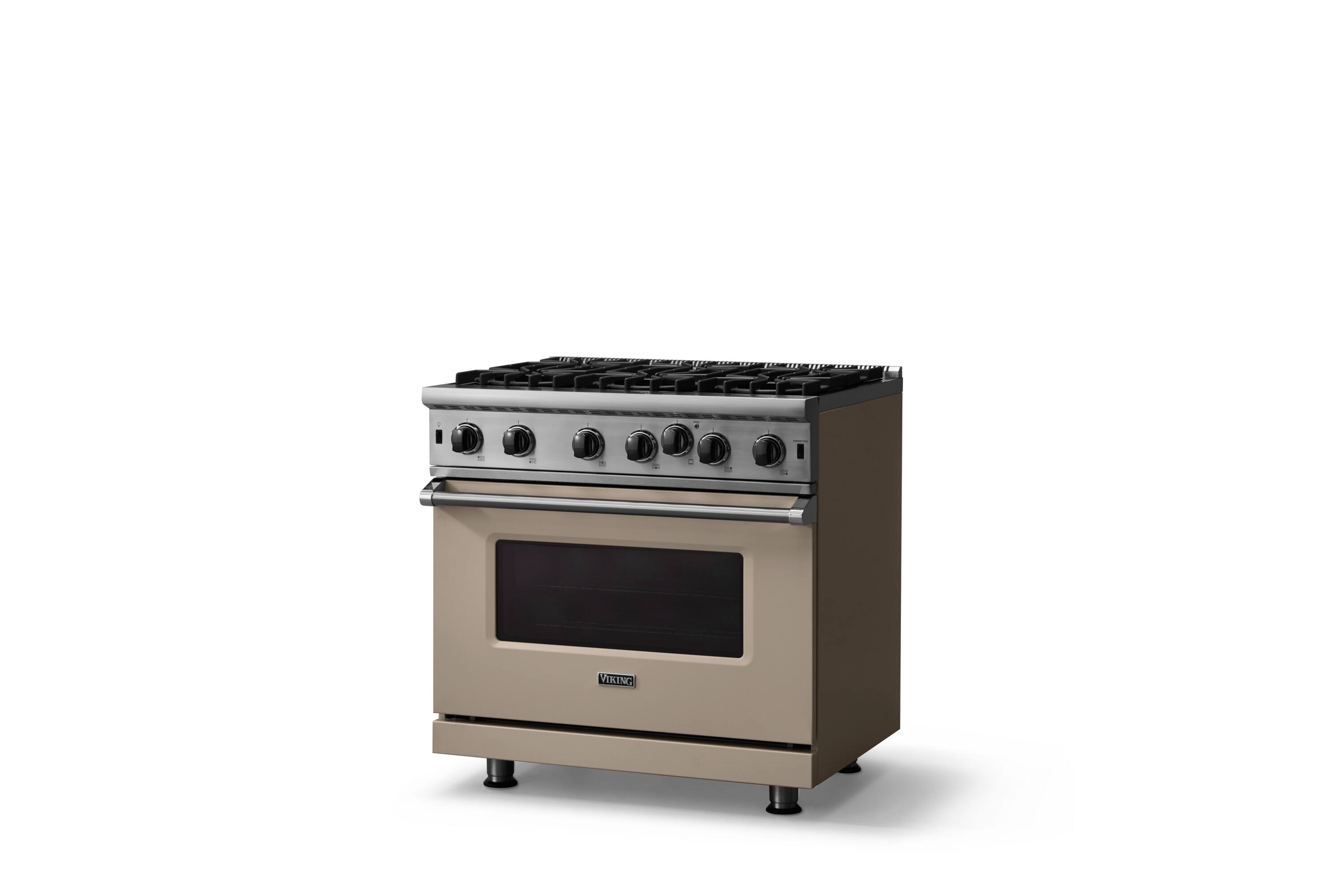 Angle. Viking - 5-Series Gas Open Burner Range - Nantucket.