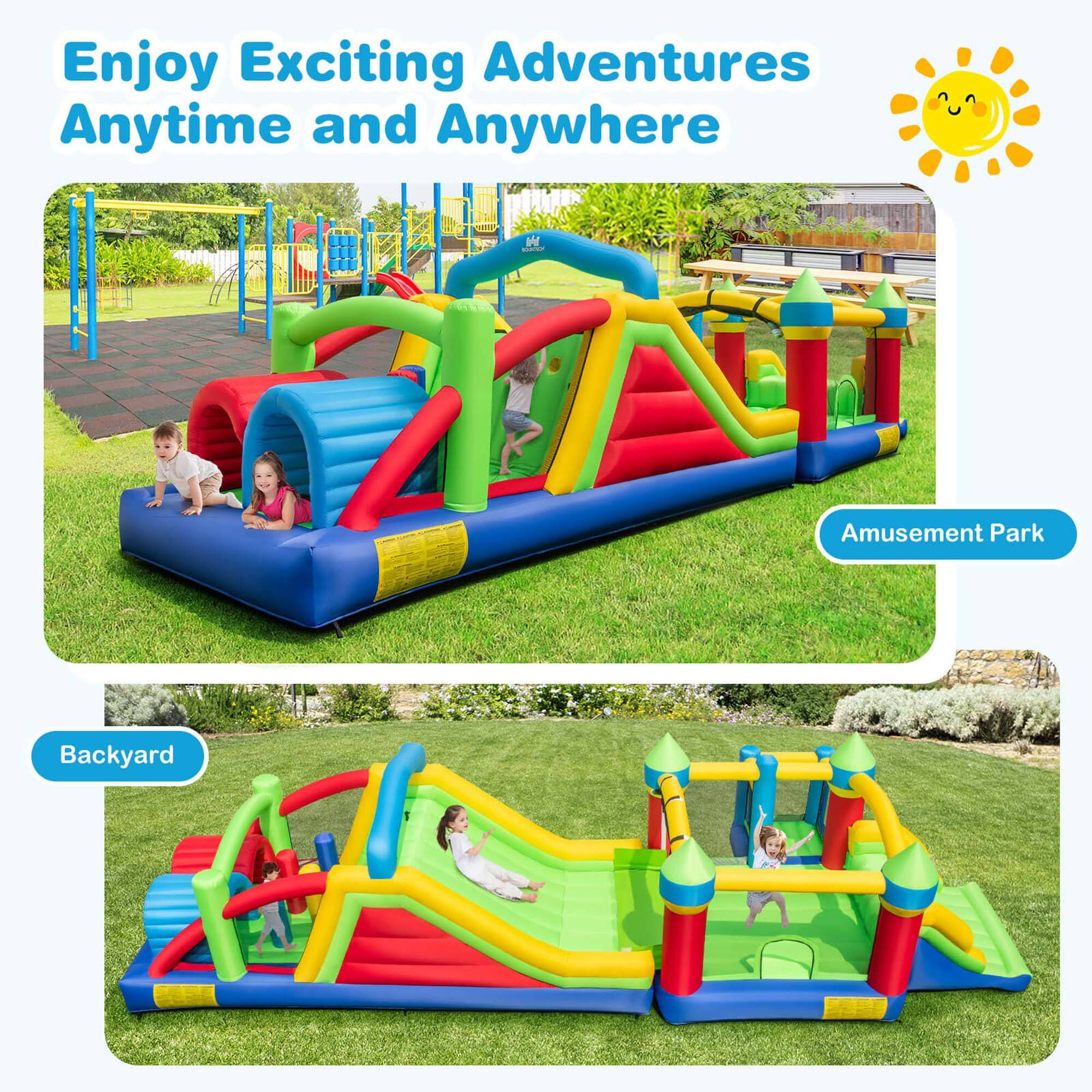 Enjoy Exciting Adventures Anytime and Anywhere with a Backyard Amusement Park.