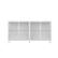Front. Famapy - Famapy Modern Glass Door Display Cabinet with LED Lighting Metal Frame Tempered GlassStorage Shelves for Living Room - White.