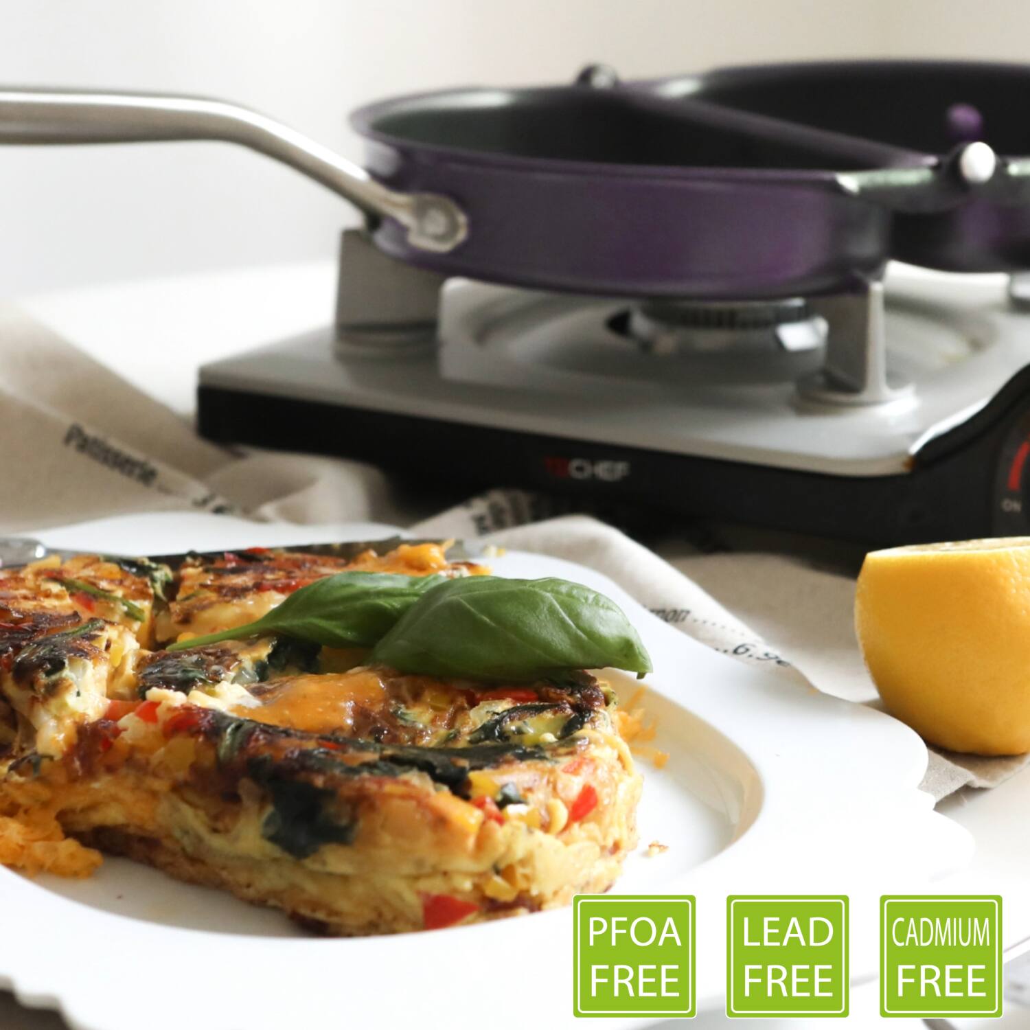 CHEF 0.5% PFOA FREE LEAD FREE CADMIUM FREE

PFOA FREE  
LEAD FREE  
CADMIUM FREE