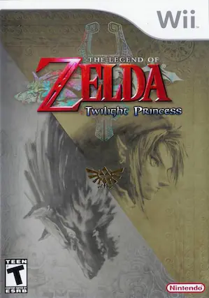 Wii. TM. The Legend of Zelda: Twilight Princess. Teen. Content Rated by ESRB. Nintendo. - E (Everyone)