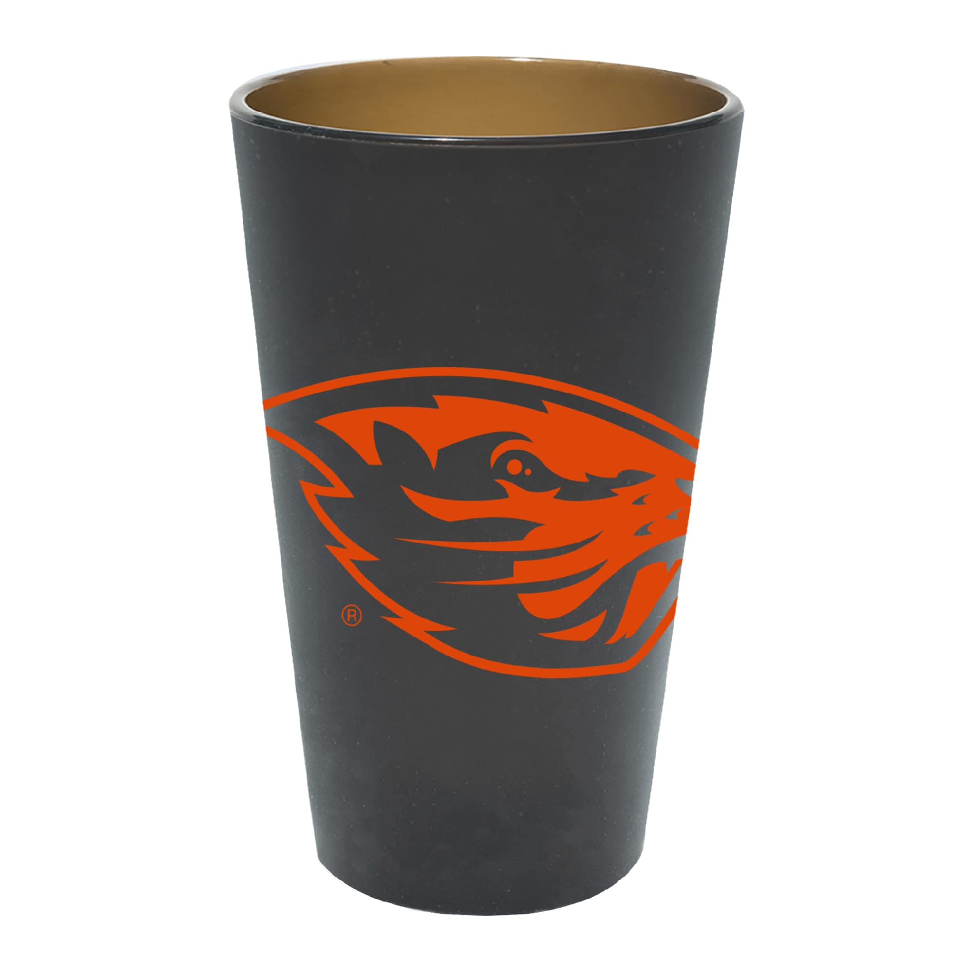 Front. WinCraft - Oregon State Beavers 16oz. Team Color Silicone Pint Glass - Multicolor.