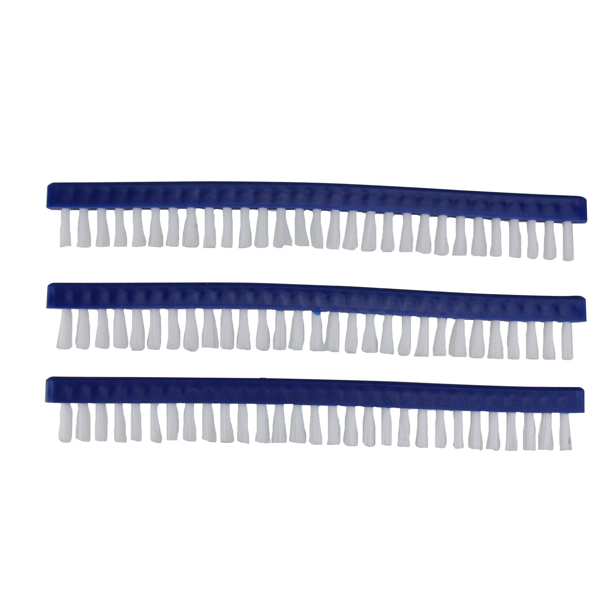 Pool Central - 9.25" Replacement Brushes for Pool Vacuum Head - Pack of 3 - Blue
