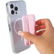 Left. LoveHandle - PRO MagSafe Compatible Magnetic Phone Grip w/Kickstand, Mount, Strap and Stand for Smartphone and Tablet, MagSafe Ring - Light Pink.