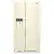Front. Whirlpool - 24 Cu. Ft. Side-by-Side Refrigerator with LED Interior Lighting - Biscuit-on-Biscuit.