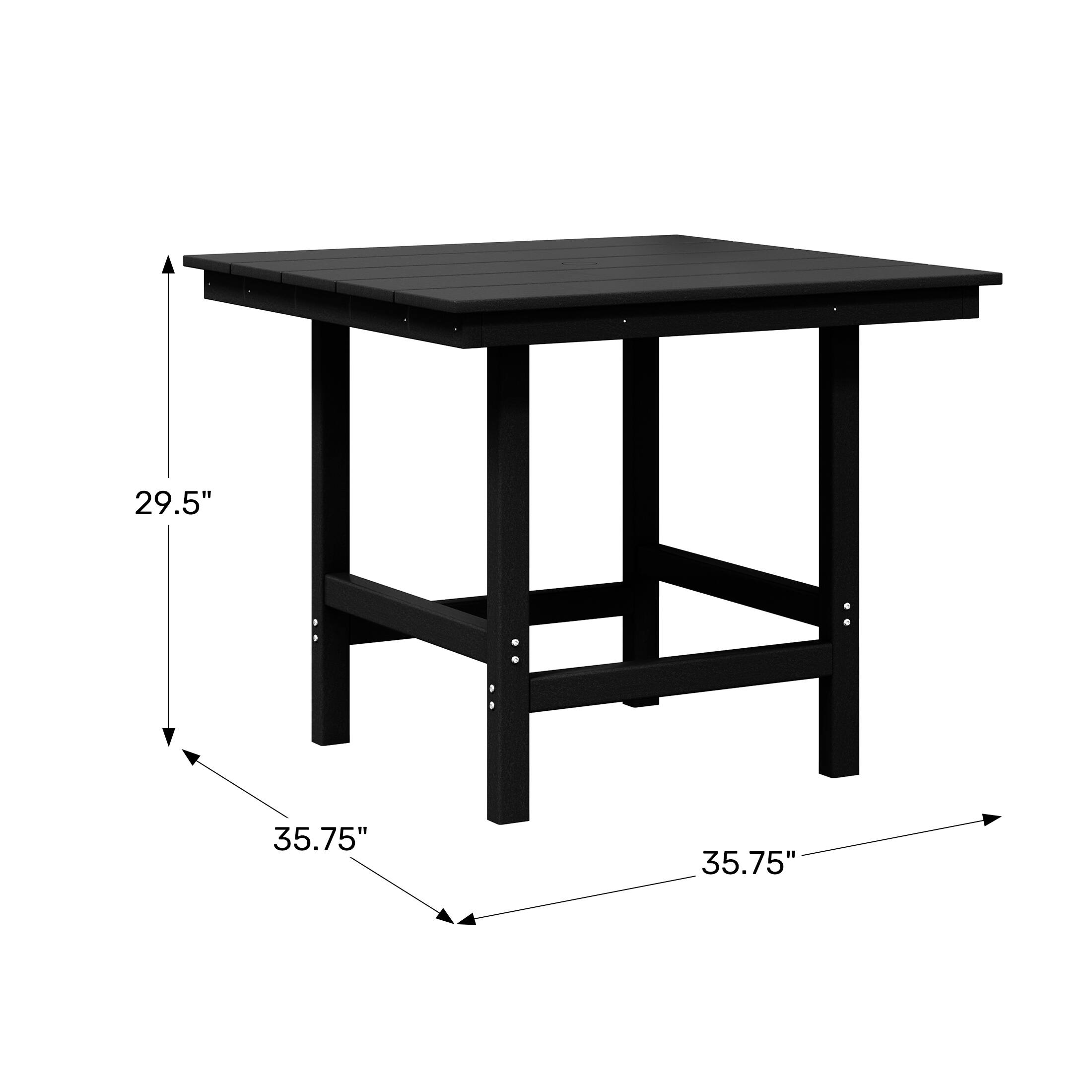 29.5" x 35.75" x 35.75"