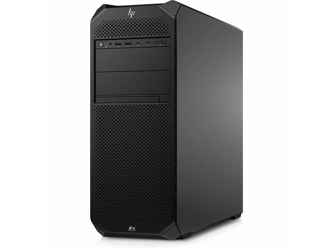 Alt View 3. HP - HP Z6 G5 - Xeon w5-3535X - 16GB - 512GB SSD - W790 - Win 11 Pro - RTX 4000 20GB - BG9A2UT - Black.