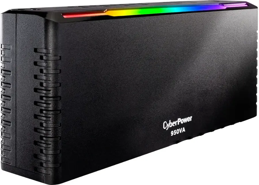 CyberPower GX950UC Gaming UPS System with RGB Lighting and USB Charging ...