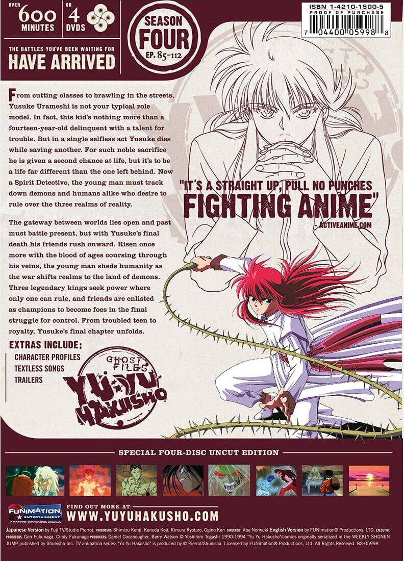 Alt View 1. Yu Yu Hakusho: Season Four   - DVD.
