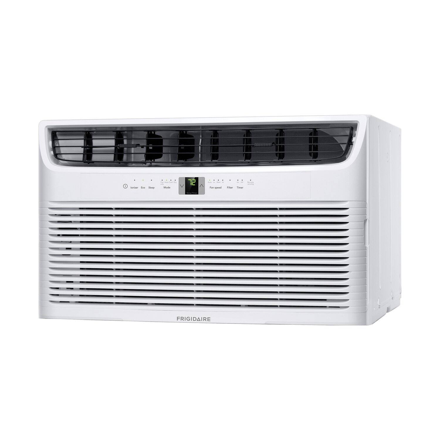 Back. Frigidaire - Frigidaire 230V 14,000 BTU 700 Sq. Ft. In Wall Air Conditioner with Remote - White.