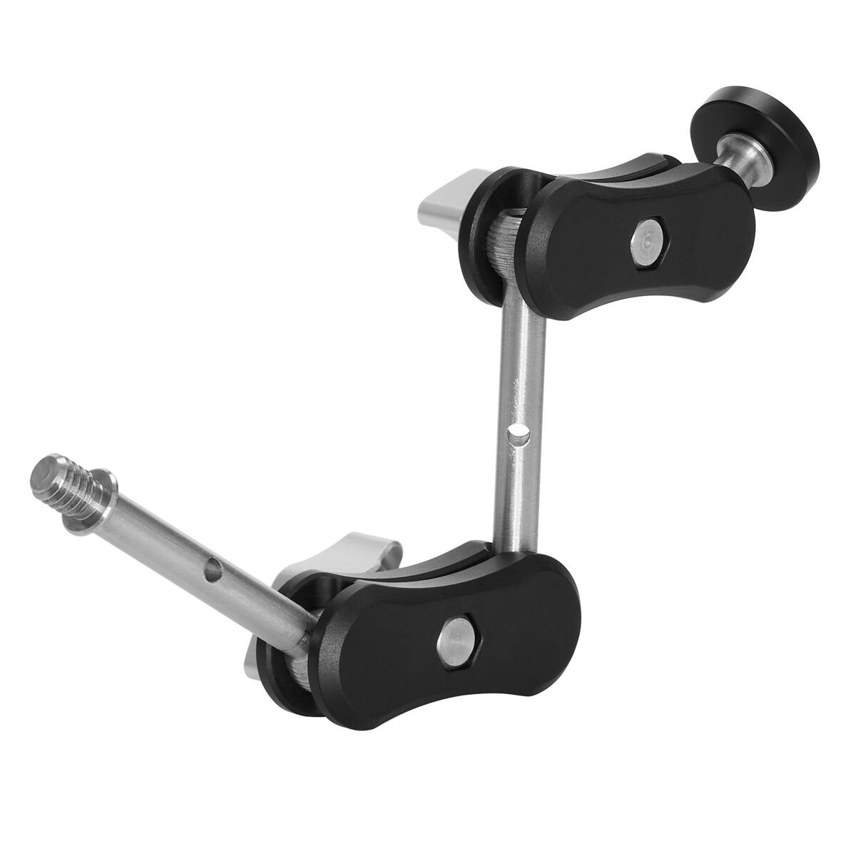 Alt View 1. 3Pod - 3Pod Adjustable Articulating Magic Arm with Double 1/4"x20 Threads, Black/Silver.