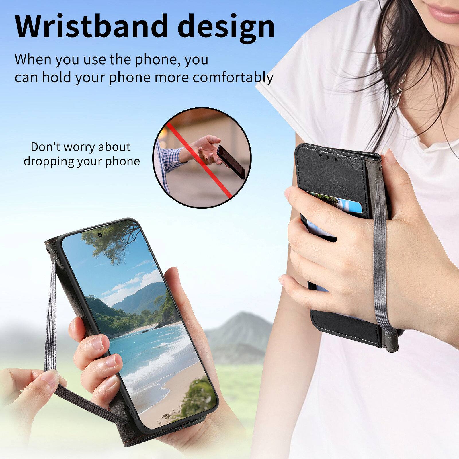Wristband design

When you use the phone, you can hold your phone more comfortably

Don't worry about dropping your phone