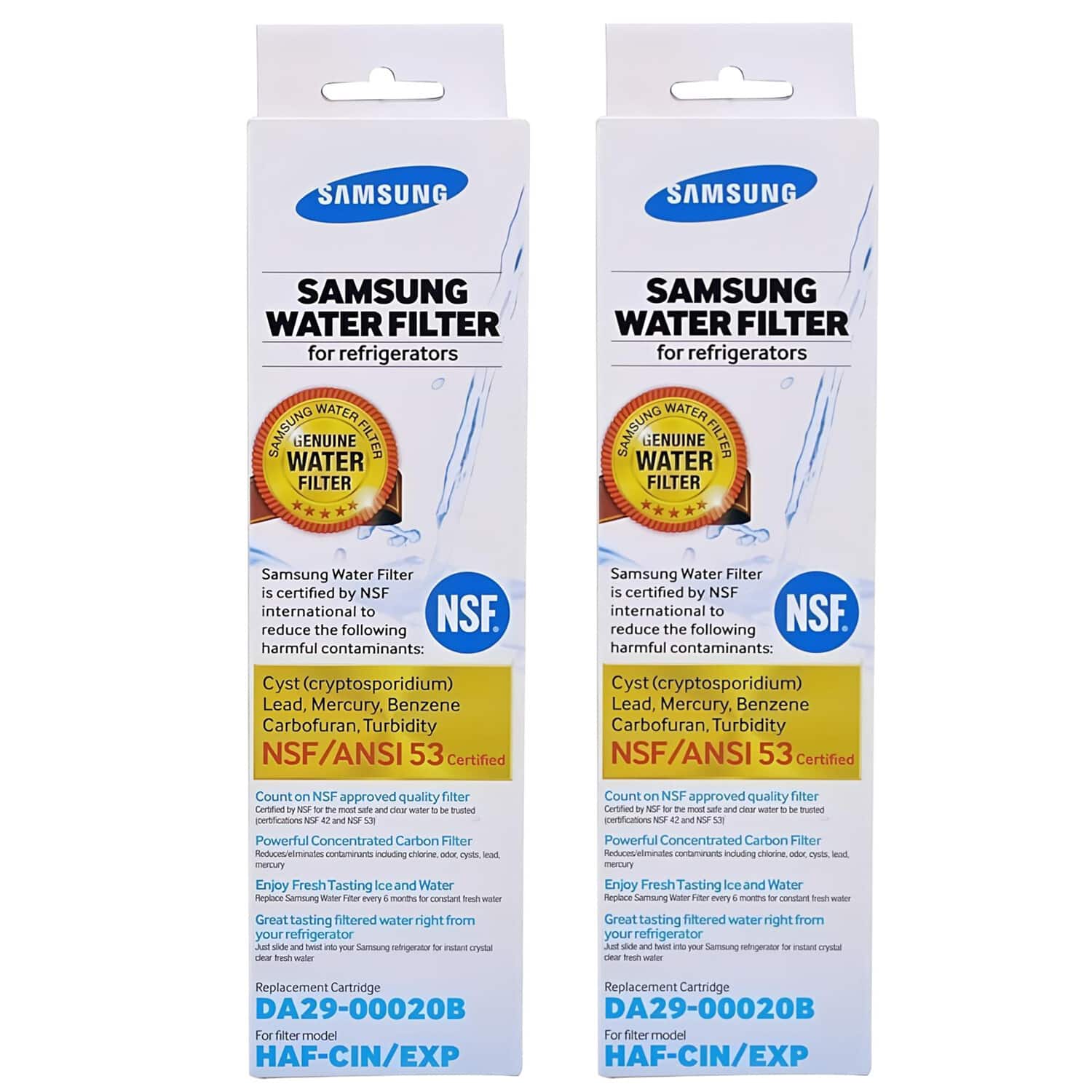 Samsung - DA29-00020B Refrigerator Water Filter HAF-CIN/EXP 2PCs