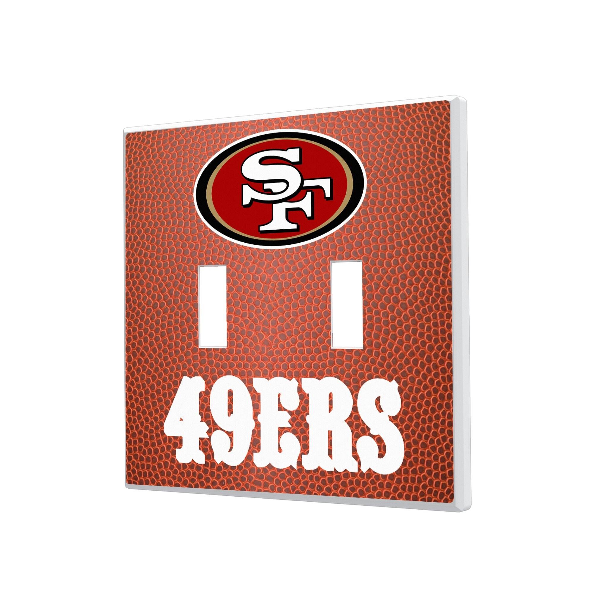 Keyscaper - San Francisco 49ers Football Design Double Toggle Light Switch Plate - Multicolor price history on PriceWatchPro