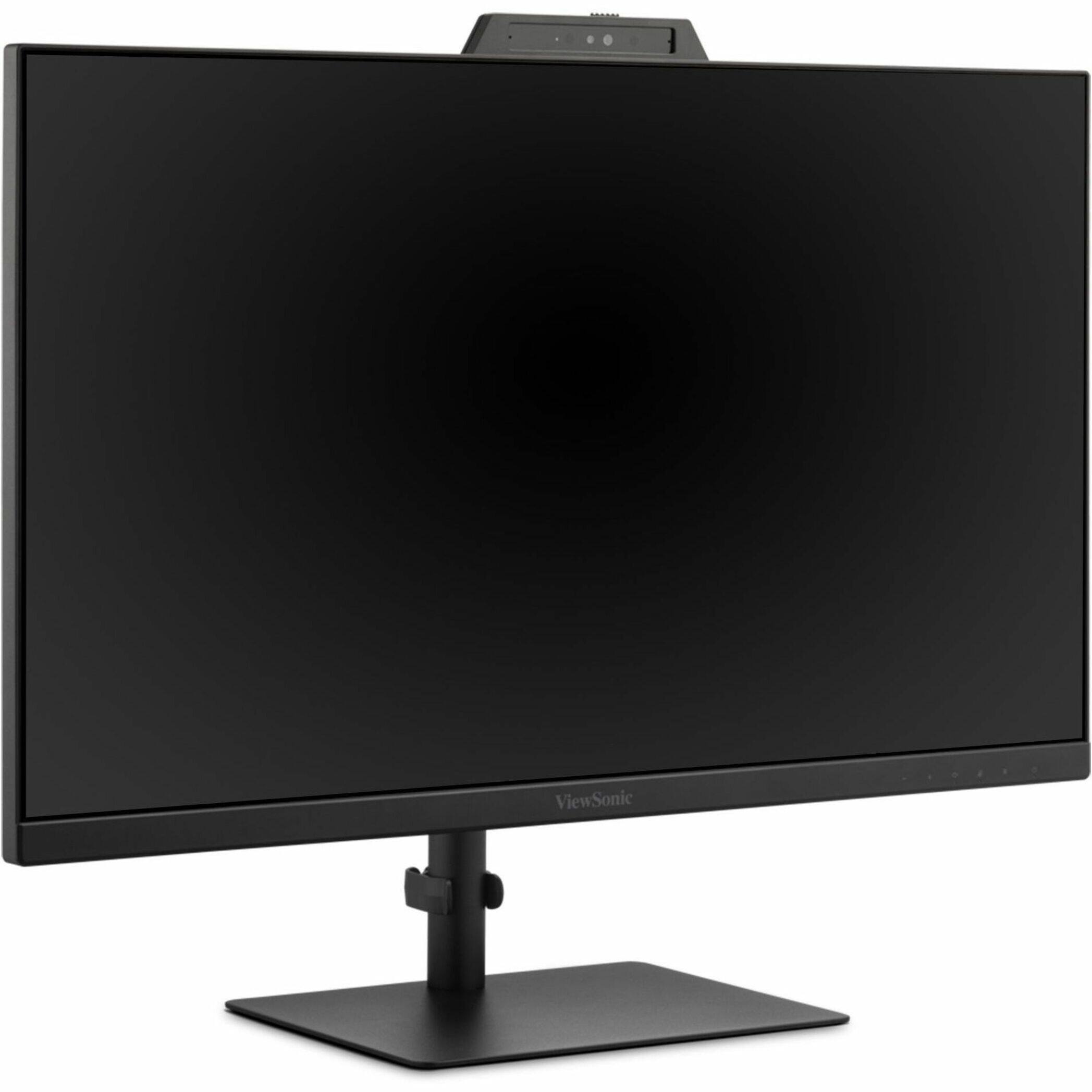 Alt View 13. ViewSonic - VG2741V 27" IPS FHD Video Conferencing Monitor with integrated Windows Hello Certified IR 5MP Webcam. (USB-C, HDMI, DP) - Black.