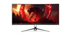Front. Acer - Nitro ED300C 29.5" Curved Gaming Monitor (ED300C Xwbmiippx) 2560x1080 | 200Hz | 1ms.