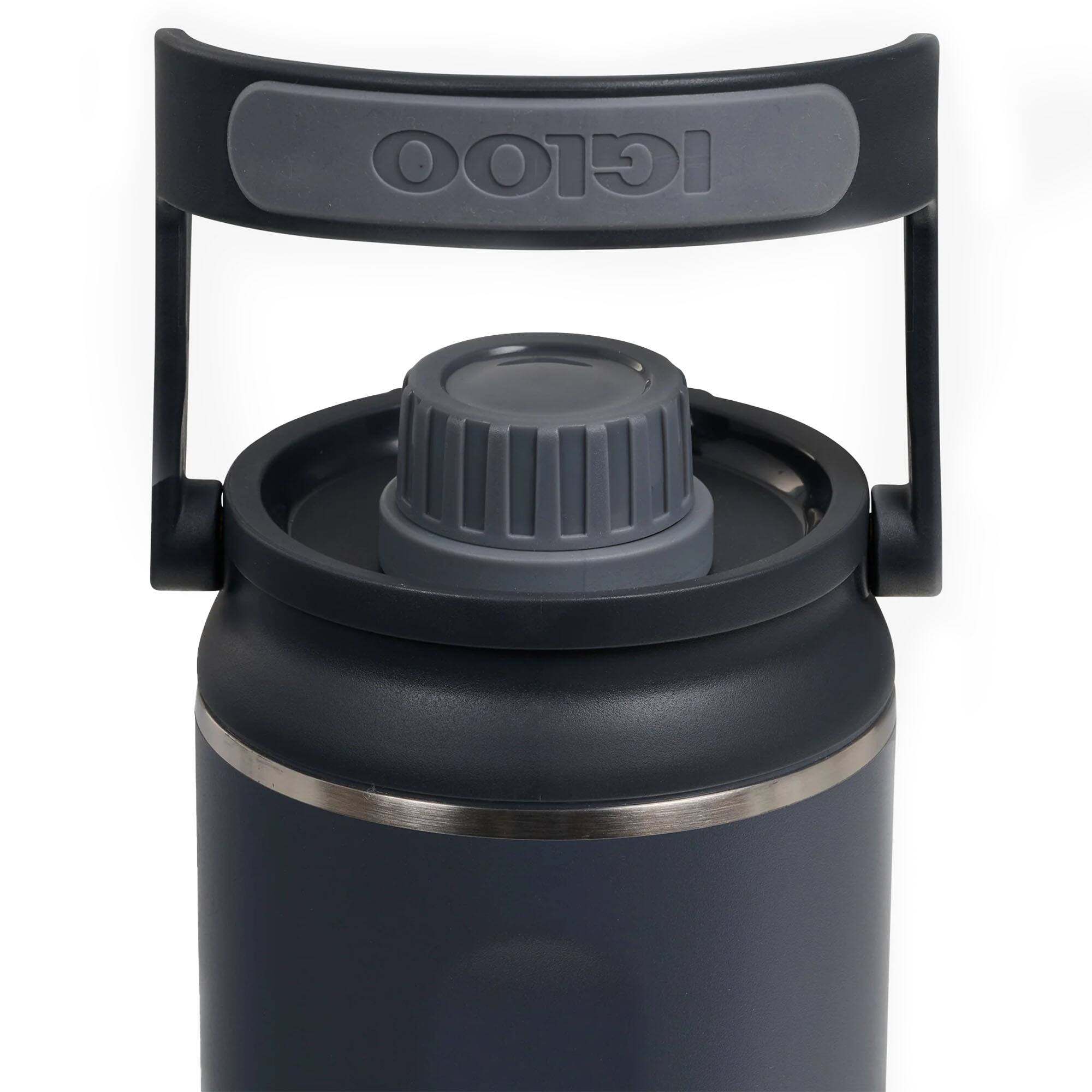 Alt View 4. Igloo - IGLOO 46 oz. Twist ‘n’ Chug Stainless Steel Bottle, Carbonite - Carbonite.