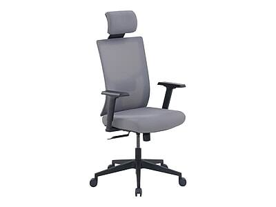 Alt View 1. La-Z-Boy - La-Z-Boy Joel Ergonomic Mesh Swivel Executive Chair, Gray (51448) - Gray.
